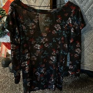 Free people flowy ruffled blouse